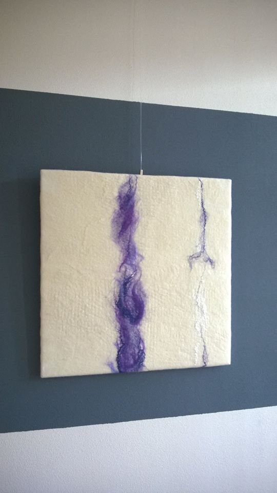 Wandpaneel ‘Felt like paint’ – Felt art wall panel