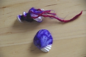 Beach beads for International day of felt