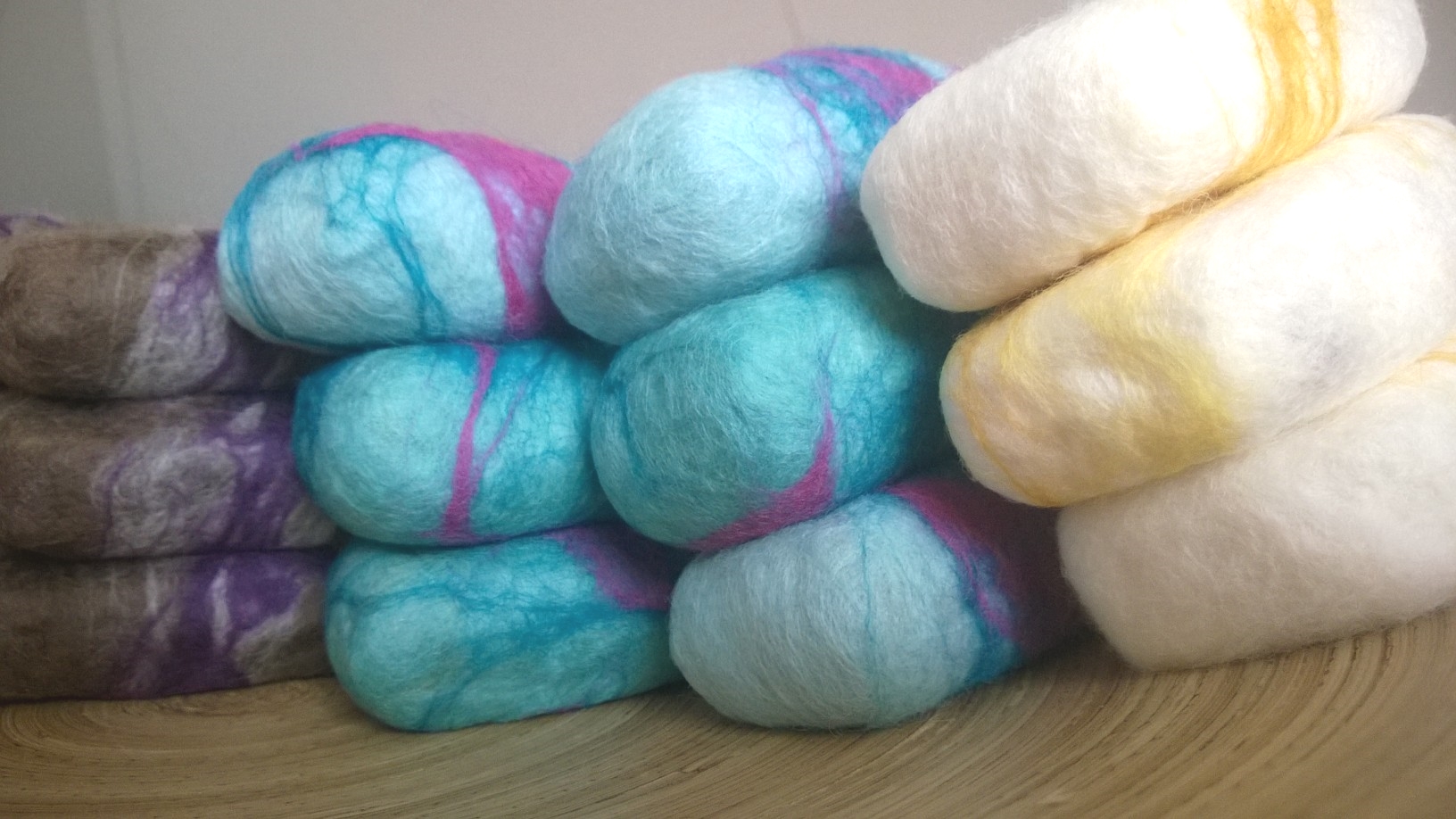 Zeep met een jasje van vilt – felted soap