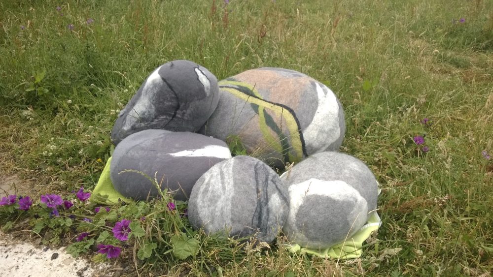 Creatief weekend wolvilten: woonkei van vilt