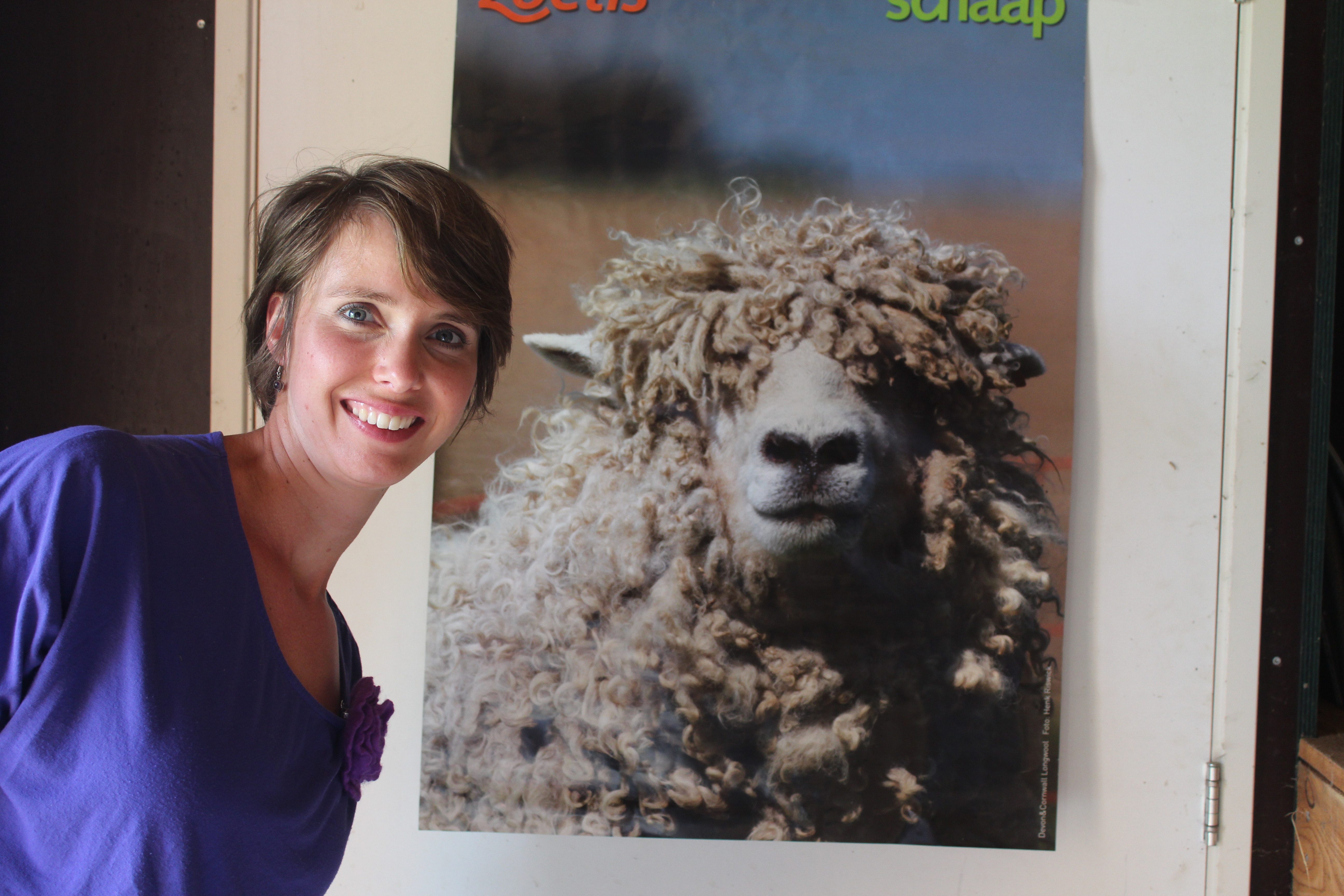 Op tv! Workshops wolvilten in de schaapskooi