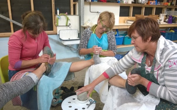 Weer een Creatief weekend wolvilten in september!