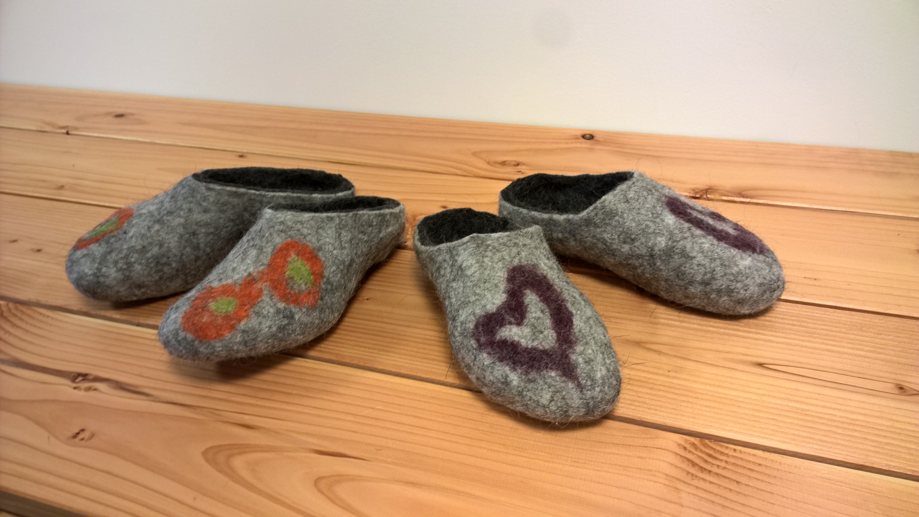 Workshop tas of sloffen van vilt