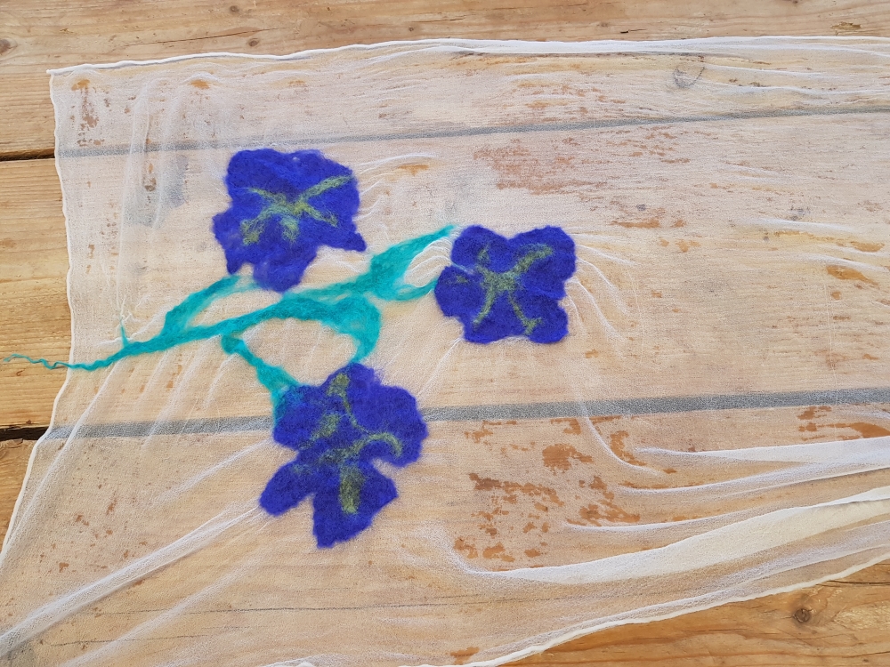 Workshop zijden sjaal vilten