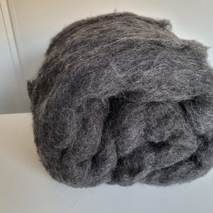 Kaardvlies bergschaap grijs 250 gram