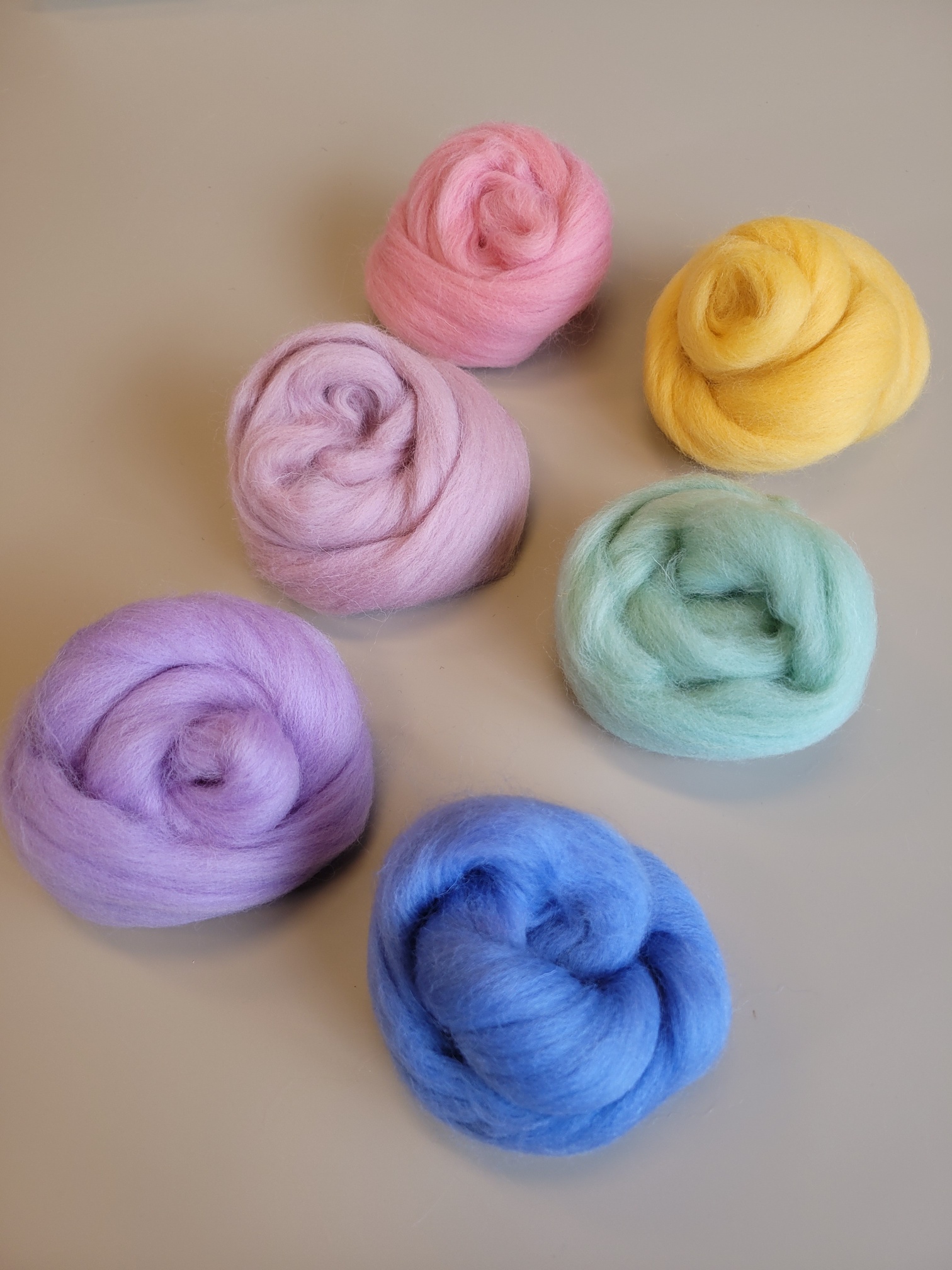 Startpakket natvilten – maak je eigen vilt! Pastelkleuren - Afbeelding 3