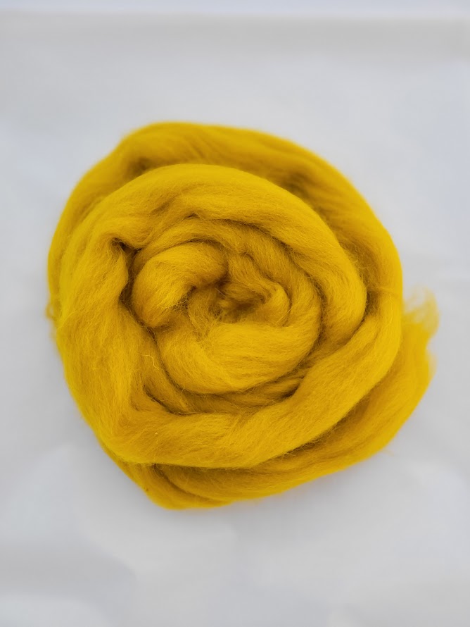 Merinowol lontwol Mustard kleurnr 603