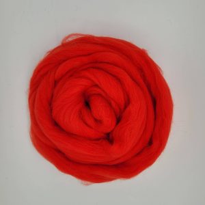 Merinowol lontwol Scarlet kleurnr 611
