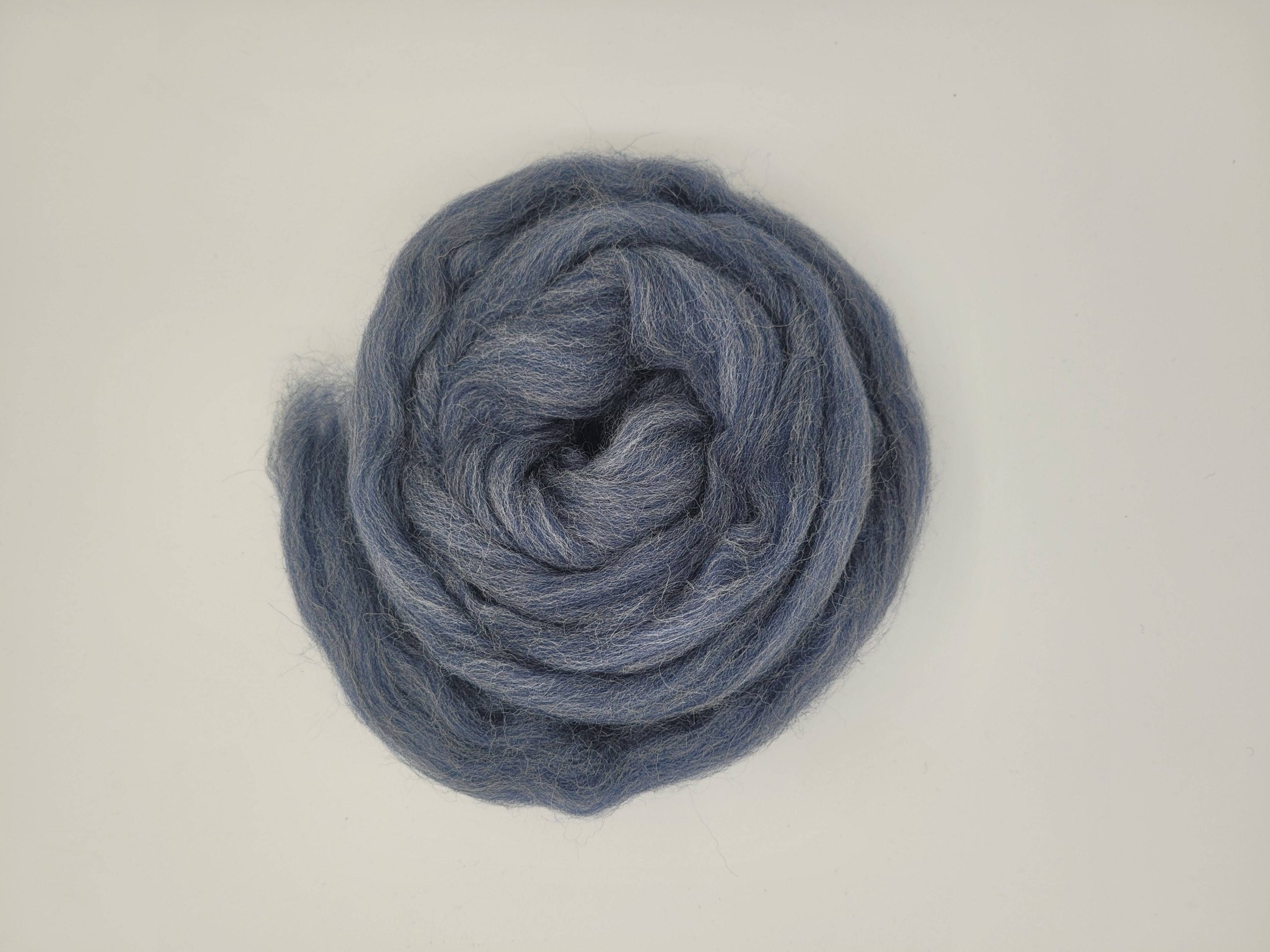Merinowol lontwol Indigo mix kleurnr 644