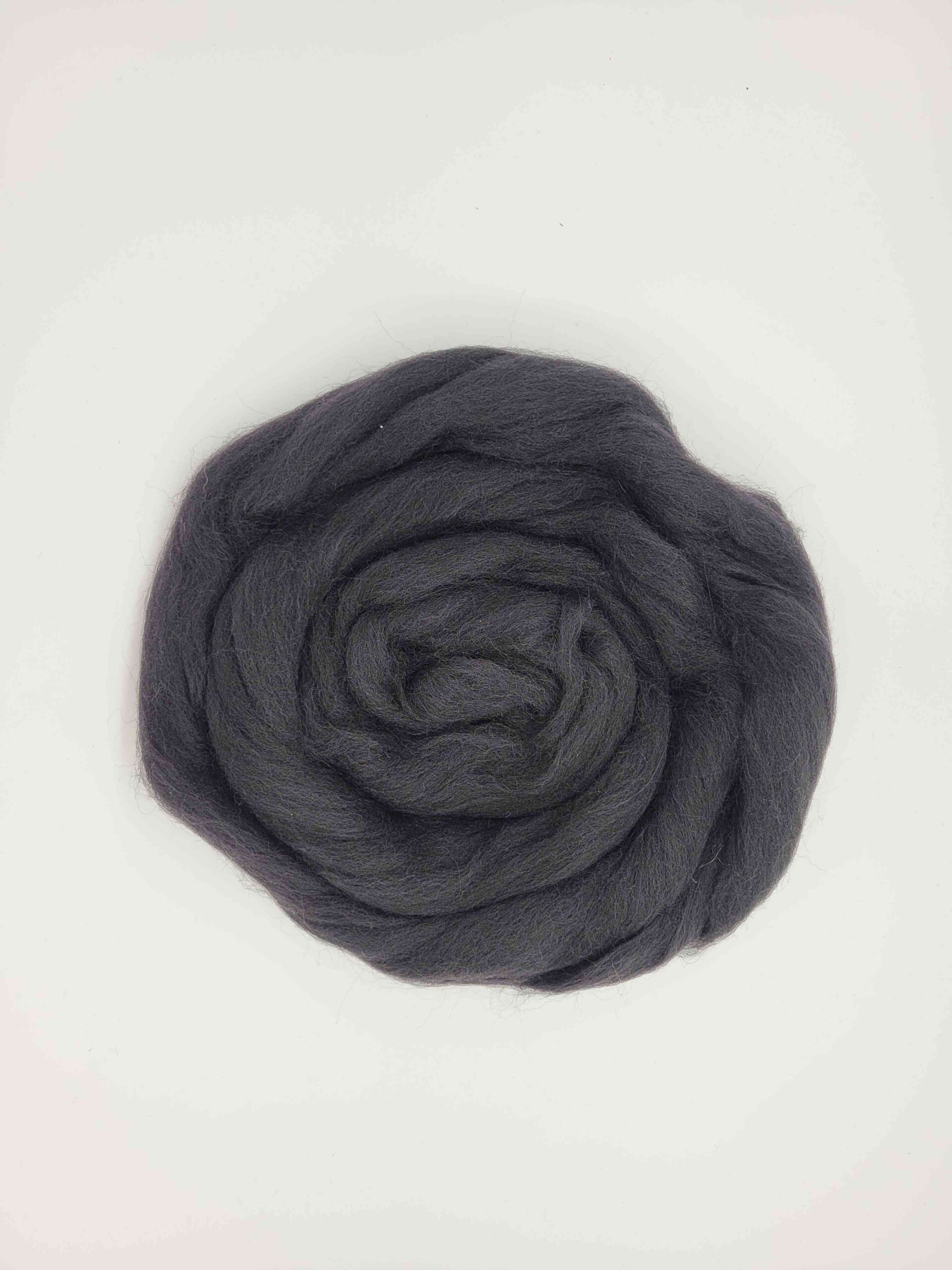 Merinowol lontwol zwart Charcoal black kleurnr 633