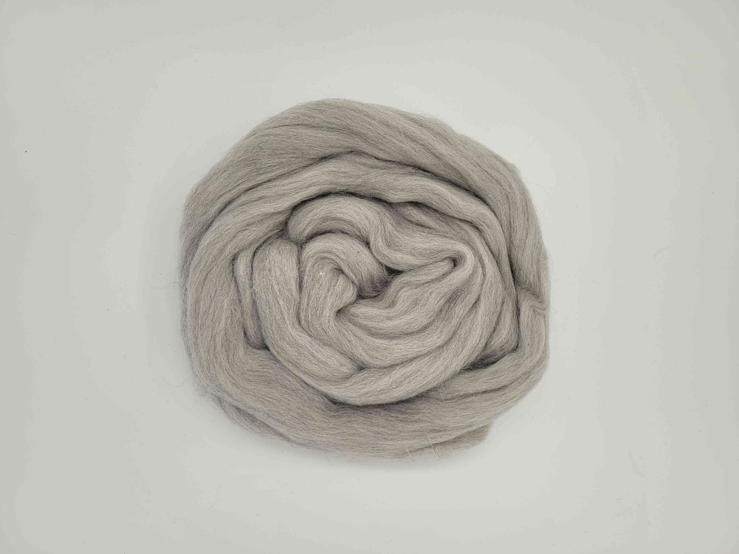 Merinowol lontwol Grey mix kleurnr 672
