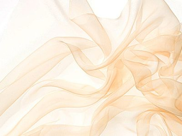 Zijden sjaal chiffon 180 x 55 cm beige