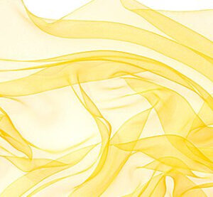 Zijden sjaal chiffon 180 x 55 cm geel