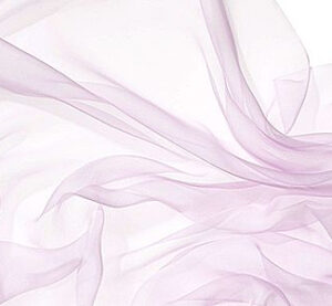 Zijden sjaal chiffon 180 x 55 cm lichtroze