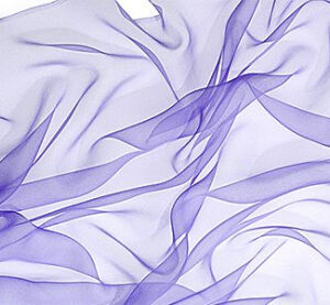 Zijden sjaal chiffon 180 x 55 cm lila