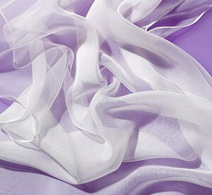 Zijden sjaal chiffon 180 x 55 cm wit