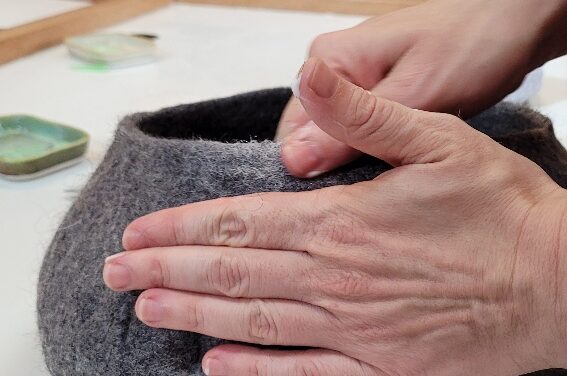 Nieuw: Workshop holle vorm – 3d vilten