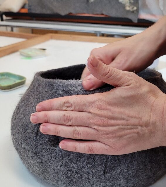 Nieuw: Workshop holle vorm – 3d vilten
