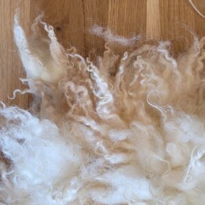 wolkrullen ongeverfd wit 25 gram